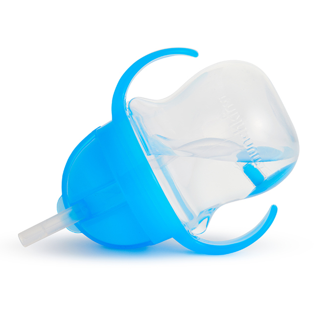 Munchkin Click Lock Weighted Flexi-Straw Cup Blue 7 oz 