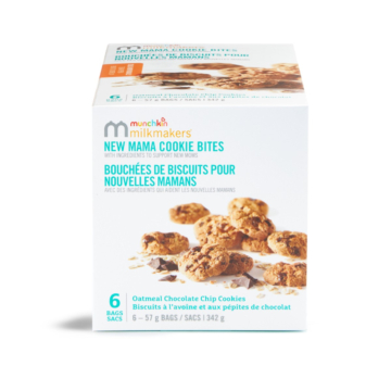 Milkmakers® New Mama Cookie Bites, Oatmeal Chocolate Chip, 6ct