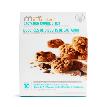 Milkmakers Chocolate Chip Lactation Cookie Bites - 10 Pack